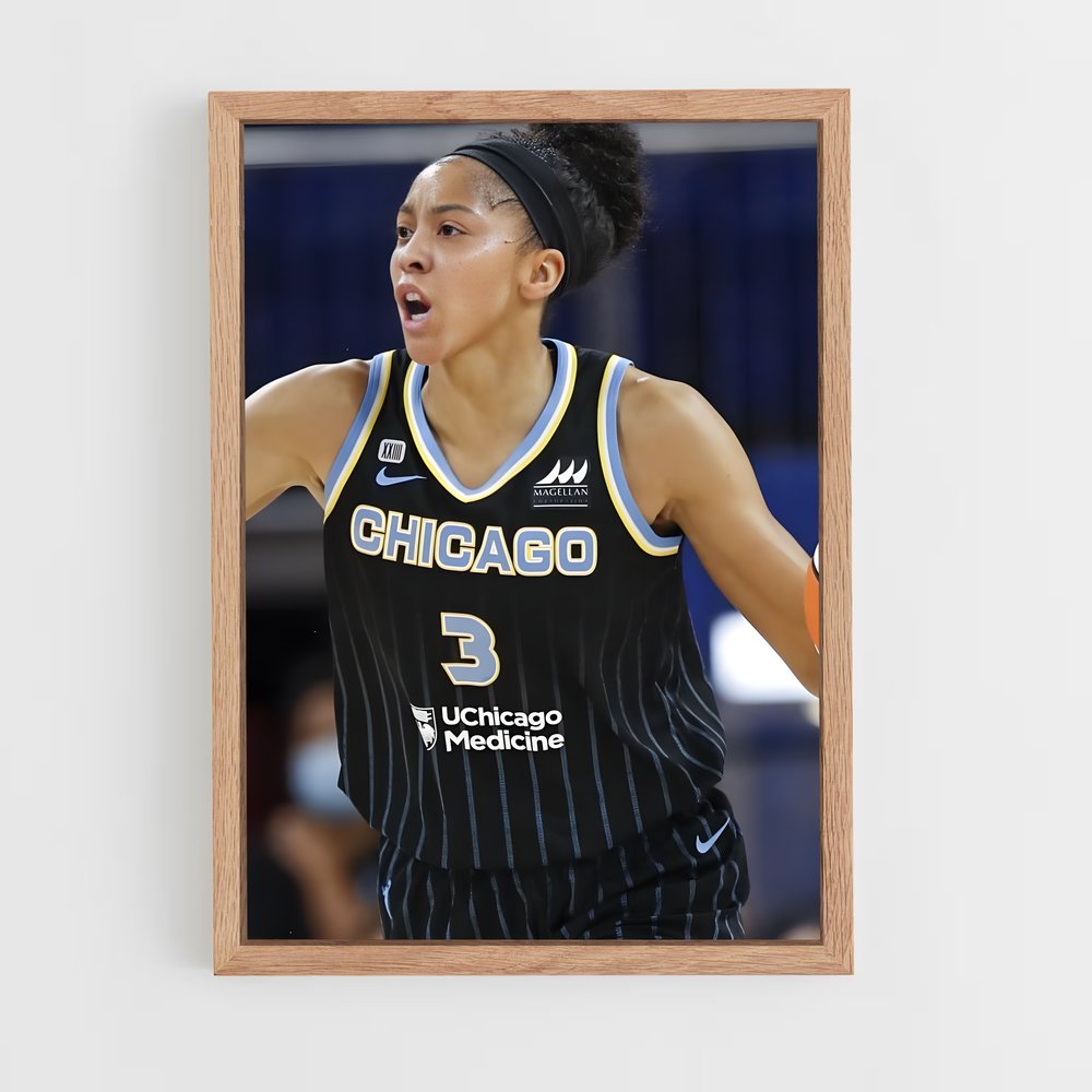 Poster Candace parker incroyable – affiche Basketball (vue 4)